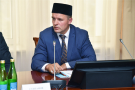 Поздравление с днем рождения на имя председателя ДУМ Чувашской Республики Мансура Хайбуллова
