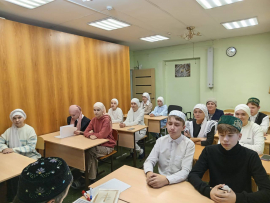 УЧЕНИКИ ШЫГЫРДАНСКОЙ ШКОЛЫ ПОСЕТИЛИ МЕДРЕСЕ "ГУЛИСТАН"