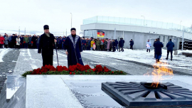 ИЛЬЯС ХАЗРАТ САФИЯНОВ ПРИНЯЛ УЧАСТИЕ В МИТИНГЕ-РЕКВИЕМЕ, ПОСВЯЩЕННЫЙ ПАМЯТИ СТРОИТЕЛЯМ СУРСКОГО И КАЗАНСКОГО ОБОРОНИТЕЛЬНЫХ РУБЕЖЕЙ