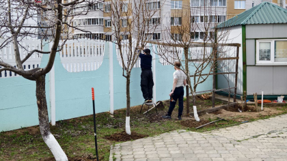 Субботник в мечети "Булгар"