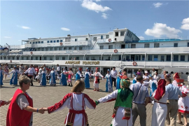 Этноэкспедиция "Волга — река мира" прибывает в Чувашию