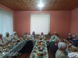 В мечети Нурлыджихан  села Полевые Бикшики прошел ифтар для женщин