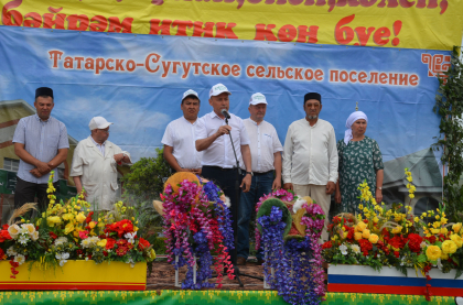 Сельский праздник "Сабантуй" в д.Татарские Сугуты