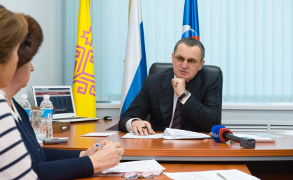 Н. Федоров провел прием жителей Чувашии