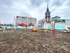 В Соборной мечети «Булгар» появится детская площадка.