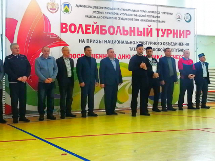 МАНСУР ХАЗРАТ ХАЙБУЛЛОВ ВЫСТУПИЛ С РЕЧЬЮ НА ОТКРЫТИИ ВОЛЕЙБОЛЬНОГО ТУРНИРА