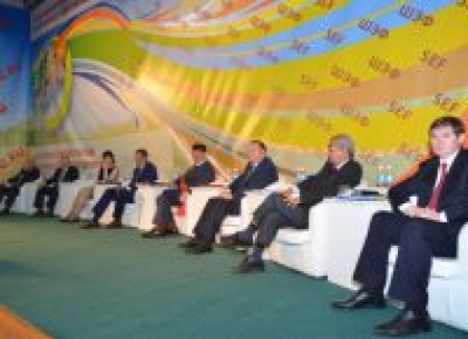 Выступление  председателя оргкомитета  YII  Сельского экономического форума  «Шыгырданский диалог»  Альбир хазрата  Крганова на пленарой части  форума.