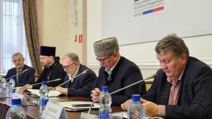 Выступление Главы ДСМР, муфтия Москвы Альбира хазрата Крганова на круглом столе «Роль религии в защите молодежи от деструктивного контента»