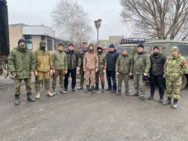 Гуманитарный груз встретили с большой радостью и передали слова приветствия и благодарности всем причастным в сборе