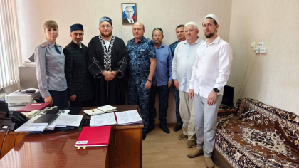 Представители Духовного управления мусульман Чувашии посетили ФКУ ИК-5 г. Козловка.