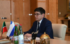 Поздравление генконсулу Узбекистана в Казани Фариддину Насриеву