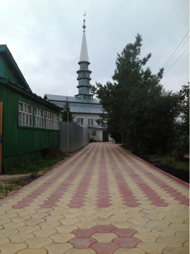 Дорога к мечети обновилась