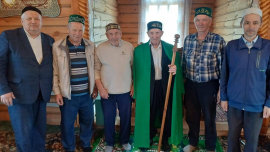 Визит помощника председателя Духовного управления мусульман Чувашии в Новые Бикшики.